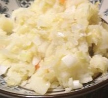 Sour Cabbage Potato Mash