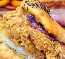 Sichuan Peppercorn Chicken Burger