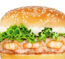 Crispy Fresh Shrimp Burger