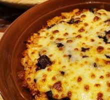 Spicy Meat Sauce Baked Rice