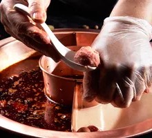 Chongba's Secret Red Oil Bone Soup Beef Balls Yum-Yum Pot