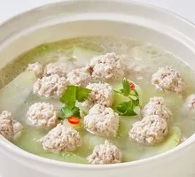 Winter Melon and Pork Dumpling Soup