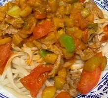 Beef and Potato Noodles