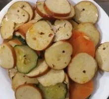 Spiced Tofu Cubes Salad