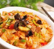 Xinjiang Noodle Strips Stir-Fry