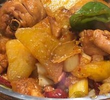 Small Portion Big Plate Chicken