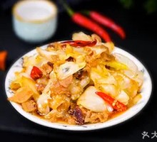 Cabbage Stir-Fried with Naan