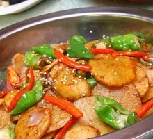 Spicy Potatoes in Dry Pot