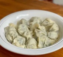 Pork and scallion dumplings