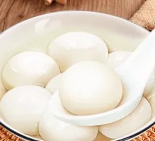 Black Sesame Glutinous Rice Balls with Job's Tears