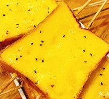 Iron Plate Bread Slices