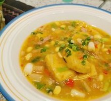 Grilled Soft Tofu with Sauce