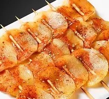Potato Slice Skewers