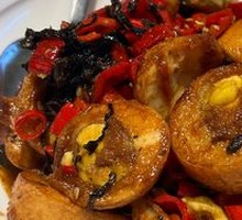 搓菜炒金钱蛋