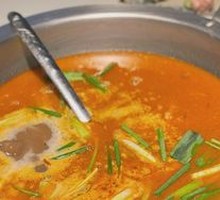 Clear Soup with Green Peas and Corn
