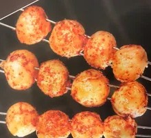 Shrimp Ball Skewers