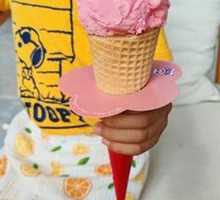 Milk Strawberry Ice Cream