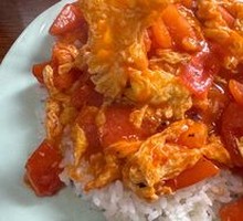 Egg and Tomato Rice Bowl