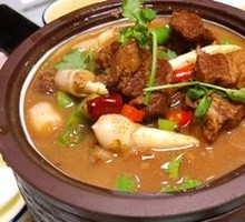 Braised Beef with Lotus Shoots