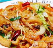 Stir-Fried Meat with Flatbread