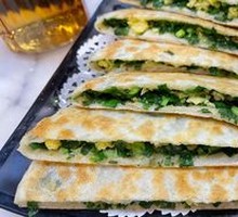 Leek and Egg Pancake