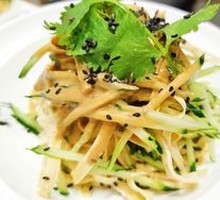 Cucumber and Tofu Skin Stir-Fry
