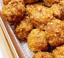 Hand-Pressed Deep-Fried Meatballs