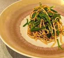 Tofu Skin with Wild Greens