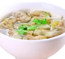 Pork and scallion dumplings