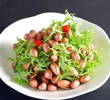 Peanut and Bitter Greens Salad