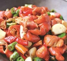Spicy Pork Intestines Stir-fry
