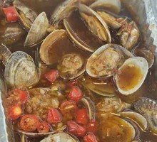 Aluminum-wrapped Clams