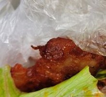 Egg Pancake with Orlean Chicken Leg