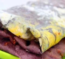 Fragrant Purple Rice Pancake