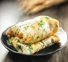 Black Pepper Pork Sausage and Egg Pancake