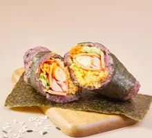 Crab Stick Ham Rice Ball