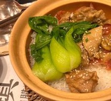 Crispy腊肠 & Chicken Claypot Rice