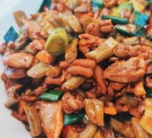 Sour Spicy Chicken Offal Stir-fry