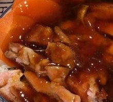 Teriyaki Chicken Rice with Mashed Potatoes
