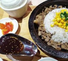 Grilled Beef Steak Rice Plate