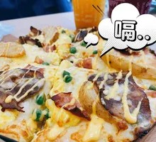 Teriyaki Beef and Potato Pizza