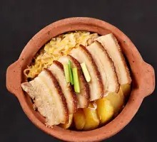 Braised Pork Belly with Pickled Cabbage and Vermicelli