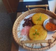 Crispy Pork Bits with Potato Pancake