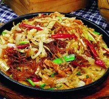 Iron Plate Vermicelli with Cabbage
