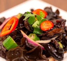 Cold-mixed black fungus