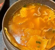 Spicy Kimchi Beef Soup