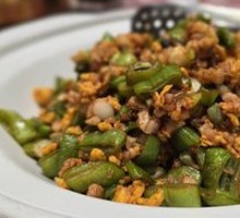 Shrimp Paste Pork Mince Green Beans