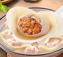 Crab Roe and Pork Dumplings