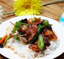 Spicy Pork Fried Rice Bowl