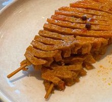Spicy Tofu Skewers, 3 Yuan for 2
